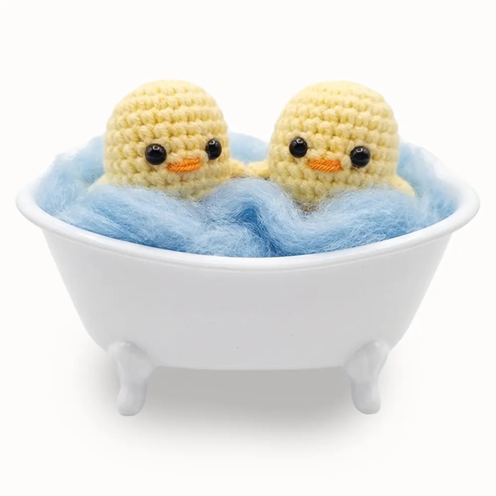 Ducks in bathtub